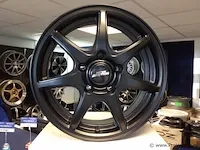 Black ice aluminium velgenset - 5x114.3 6j et42 - afbeelding 1 van  1