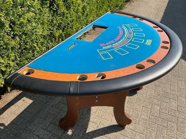 Black jack casino tafel - afbeelding 5 van  8