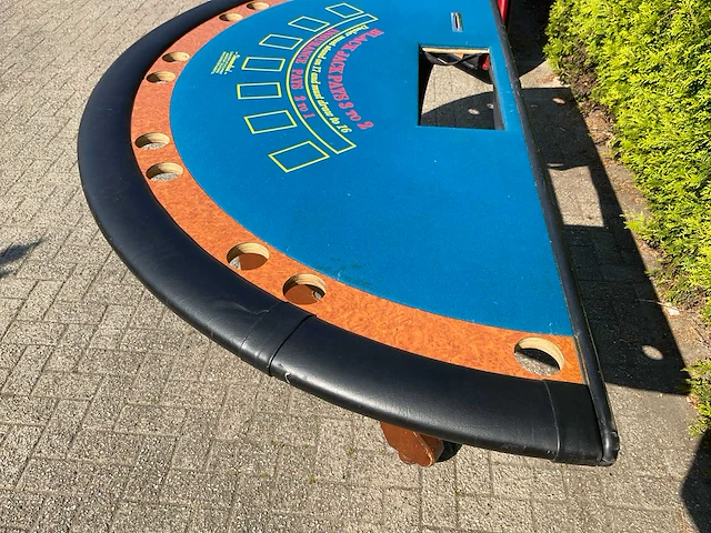 Black jack casino tafel - afbeelding 8 van  8