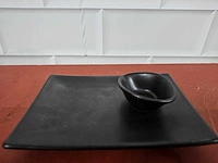 Black rock grill - porselein bord en schaal-set (20x) - afbeelding 4 van  4