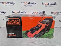 Black+decker lm2000-qs grasmaaier - 2000w - 48cm - afbeelding 2 van  4