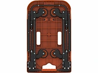 Black+decker opvouwbare rolwagen/transportwagenmax. 90 kg in hoogte verstelbare handgreep - afbeelding 4 van  6