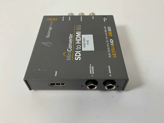 Blackmagicdesign mini converter sdi to hdmi 6g (4x) - afbeelding 7 van  10