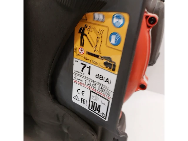 Bladblazer rugmodel benzine husqvarna, 350bt, bouwjaar 2018 - afbeelding 7 van  7