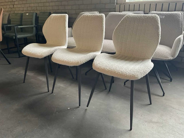 Blanche eetkamerstoel (3x) - afbeelding 1 van  10