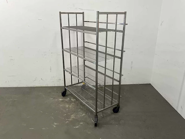 Blanco - mobiele rvs stelling - afbeelding 1 van  7
