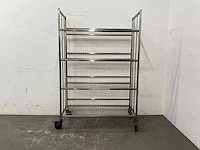 Blanco - mobiele rvs stelling - afbeelding 7 van  7