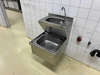 Blanco - rvs wasbak met uitstortgootsteen - afbeelding 3 van  6