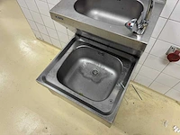 Blanco - rvs wasbak met uitstortgootsteen - afbeelding 5 van  6