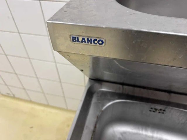 Blanco - rvs wasbak met uitstortgootsteen - afbeelding 6 van  6