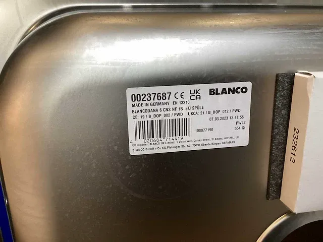 Blanco 525323 blancodana 6 rvs spoelbak - afbeelding 5 van  8