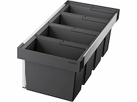 Blanco flexon ii low 90/4 afvalemmer voor 90 cm brede onderkasten 3 x 19 liter en 1 x 16 liter - afbeelding 1 van  6