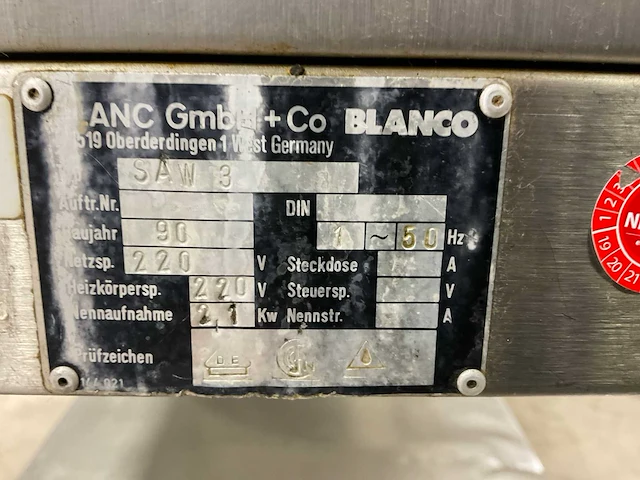 Blanco saw 3 au bain marie wagen - afbeelding 5 van  5