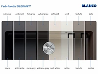 Blanco spoelbak subline 35/35u zwart 46x755 cm - afbeelding 3 van  6