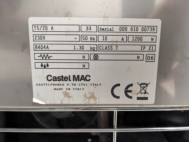 Blastchiller / shockvriezer convochill, t5/20 a - afbeelding 7 van  8