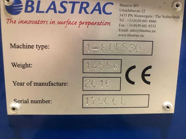 Blastrac bmp 215-e betonfrees - afbeelding 9 van  17