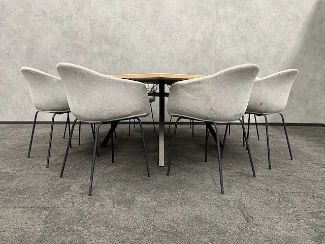 Blatt/ vepa - 8 persoons conferentie set 160x160 - afbeelding 7 van  29