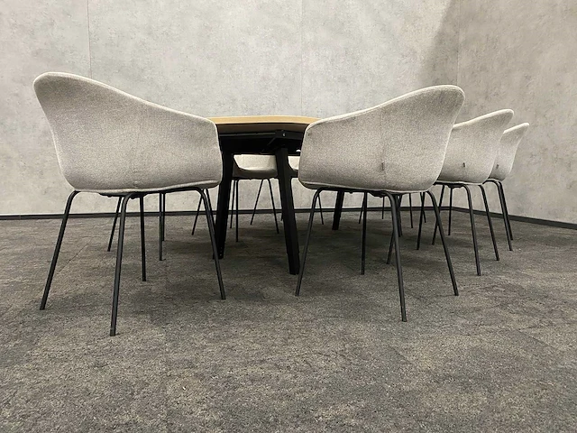 Blatt/ vitra joyn - 8 persoons design set 240x120 - afbeelding 8 van  16
