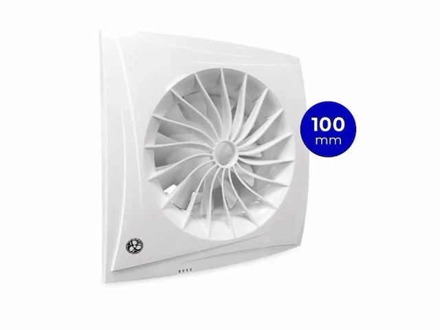 Blauberg sileo badkamerventilator 100mm sileo100 - afbeelding 1 van  1