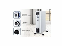 Blaupunkt olie-radiator / olieverwarming 22m² wit - afbeelding 2 van  5