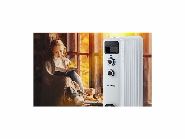 Blaupunkt olie-radiator / olieverwarming 22m² wit - afbeelding 3 van  5