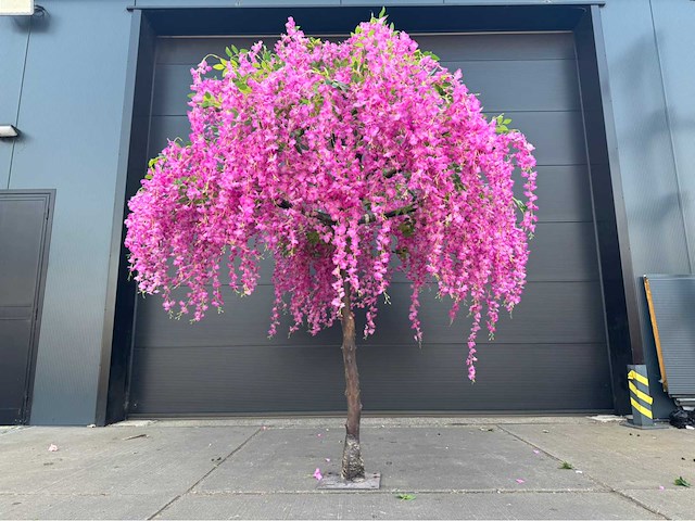 Blauwe regen kunstboom - afbeelding 1 van  11