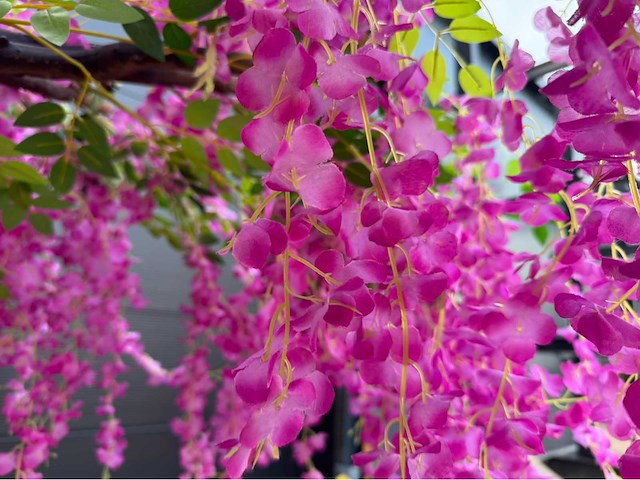 Blauwe regen kunstboom - afbeelding 10 van  11