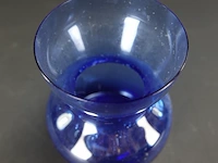 Blauwglazen vaas - afbeelding 3 van  5