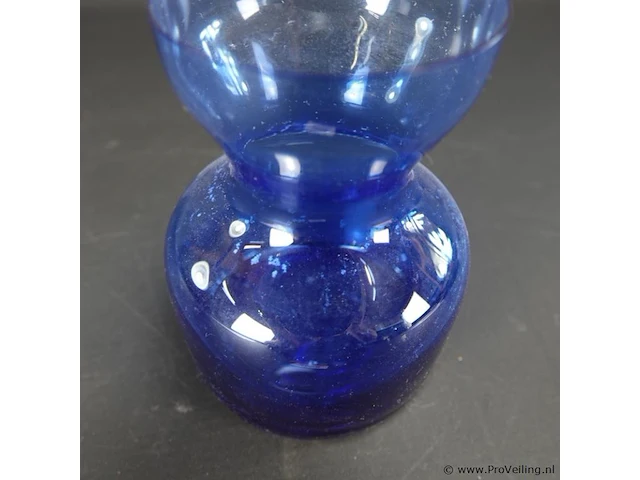 Blauwglazen vaas - afbeelding 4 van  5