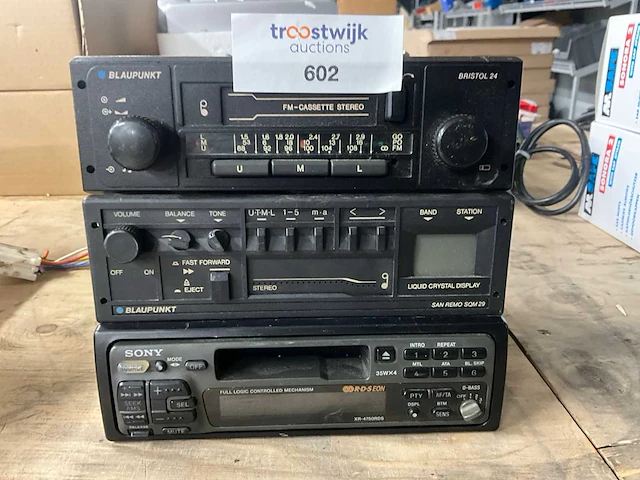 Blauwpunkt / sony autoradio (3x) - afbeelding 3 van  3