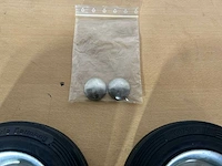 Blickle 200/50-100 rubber wiel (2x) - afbeelding 4 van  4