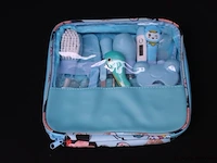 Blij'r baby verzorging set in etui - 6 delig - blauw - type ts-003 - 10 stuks - afbeelding 1 van  7