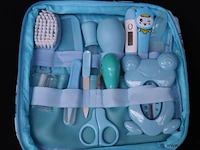 Blij'r baby verzorging set in etui - 6 delig - blauw - type ts-003 - 10 stuks - afbeelding 2 van  7