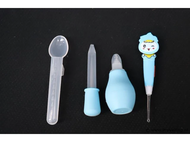 Blij'r baby verzorging set in etui - 6 delig - blauw - type ts-003 - 10 stuks - afbeelding 5 van  7