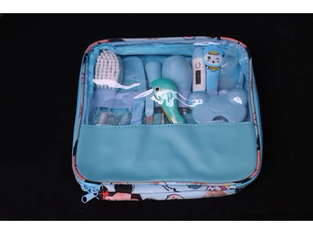 Blij'r baby verzorging set in etui - 6 delig - blauw - type ts-003 - 10 stuks - afbeelding 1 van  7