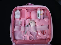 Blij'r baby verzorging set in etui - 6 delig - roze - type ts-002 - 5 stuks - afbeelding 2 van  7
