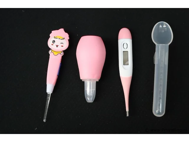 Blij'r baby verzorging set in etui - 6 delig - roze - type ts-002 - 5 stuks - afbeelding 5 van  7