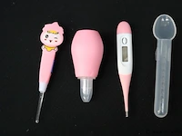 Blij'r baby verzorging set in etui - 6 delig - roze - type ts-002 - 5 stuks - afbeelding 5 van  7