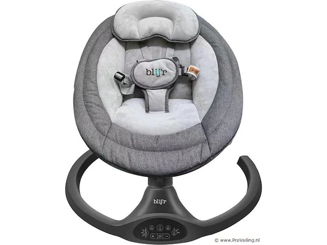 Blij'r babyswing - model sannie - kleur grijs - afbeelding 1 van  4
