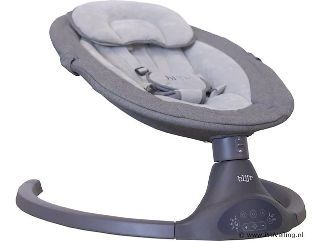 Blij'r babyswing - model sannie - kleur grijs - afbeelding 2 van  4