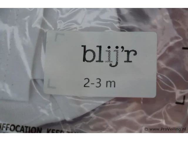 Blij'r overslag romper 2-3mnd - wit - aantal 10 stuks - afbeelding 4 van  4