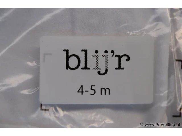 Blij'r overslag romper 4-5mnd - wit - aantal 10 stuks - afbeelding 4 van  4