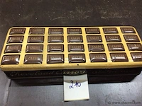 Blikken doos chocolade carro's - afbeelding 1 van  2