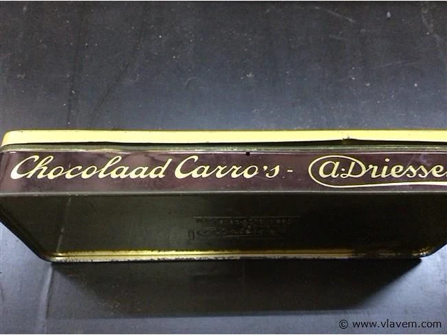 Blikken doos chocolade carro's - afbeelding 2 van  2