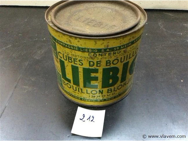 Blikken doos liebig - afbeelding 1 van  2