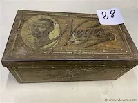 Blikken doos sigarendoos - afbeelding 1 van  2