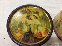 Blikken dozen 2stuks - afbeelding 2 van  3