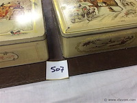 Blikken dozen 2stuks - afbeelding 2 van  3