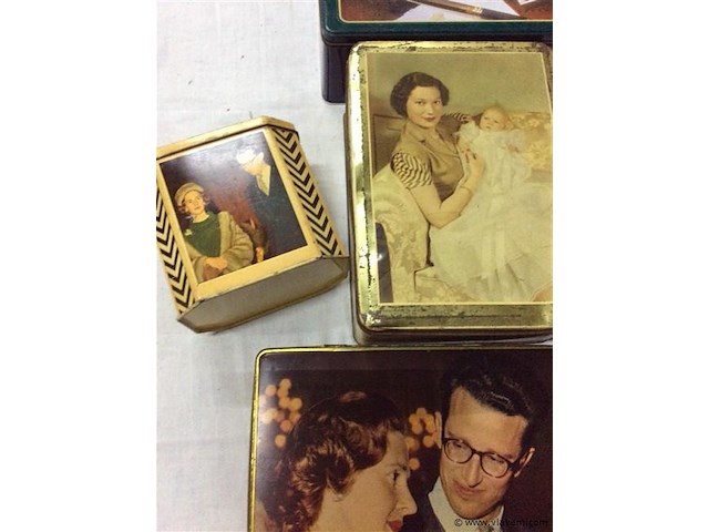 Blikken dozen royals 5stuks - afbeelding 2 van  2