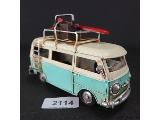 Blikken surfers vw bus - afbeelding 1 van  5